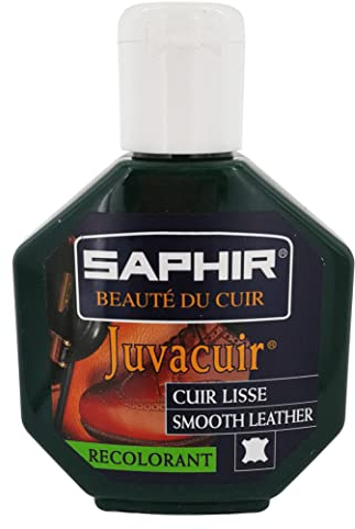 Juvacuir Saphir Schuhpflege/Lederpflege/Schuhcreme, VERT FONCE 20, 75 ml