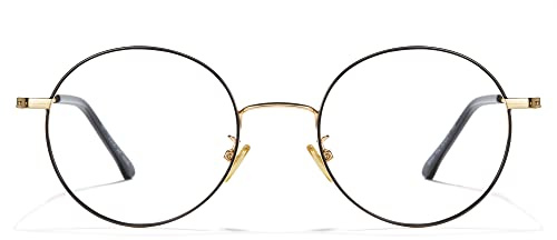Cyxus Blue Light Glasses for Men and Women, Metal Frame Computer Eyeglasses for Office, Gaming, Reading 8090T62-US