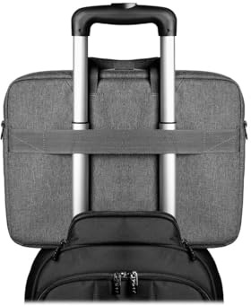 Port Designs Sacoche pc pour Ordinateur Portable Design et compacte avec Sangle de Trolley eco Yosemite 15.6 Pouces Grise