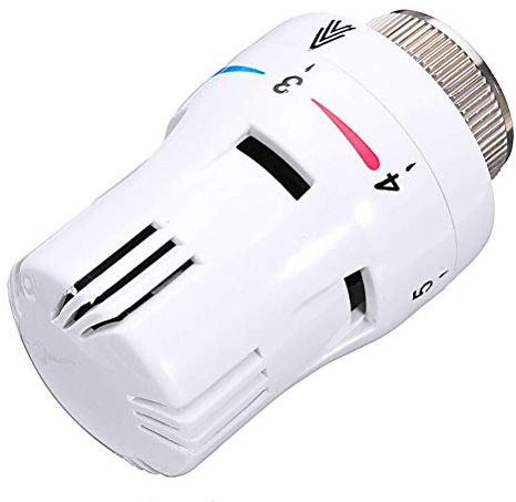 1 PCS Radiador de calefacción de Piso Válvulas termostáticas Radiador Duradero Cabezal termostático Válvula de radiador Conveniente Cabezal de reemplazo Actuador térmico del radiador