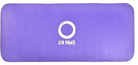 Zen Power Extra Dicke Knie-Schutzmatte, Knee-Pad für Yoga, 61x25x1,5cm, rutschfeste Kniematte aus hochwertigem NBR Schaum, Sitz-Kissen für Yoga Pilates Fitness Haushalt Garten und unterwegs