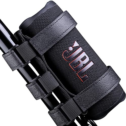 co2CREA Haut-Parleur Portable pour la Plupart des Haut-parleurs sans Fil Bluetooth, Sangle réglable pour Haut-Parleur extérieur, Support de Barre pour Chariot de Golf, Garde-Corps, vélo, Bateau