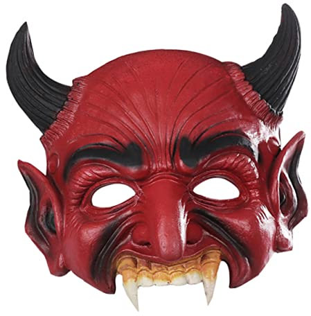 NOLITOY Masque Halloween Effrayant Pour Fête Costumée Carnaval Masque Facial De Terreur Accessoire De Déguisement