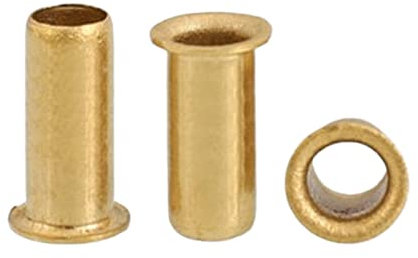 M0.9 M1.3 M1.5 M1.7 M2 M2.5 M3 M4 M5 M6 Rohrnieten Doppelseitige Leiterplatte PCB Nägel Kupfer Hohlniete (Size : Length 2.5mm, Color : Dia m3 100pcs)
