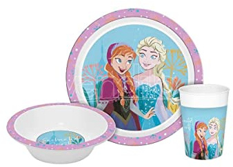 Disney Frozen Frühstücks-Set, Kids Licensing, weiß, Cartoon, 6-teilig