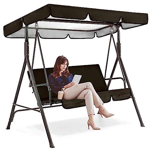 Ersatzbezug für Sonnenschutz, wasserdicht, Ersatzbezug für 2- und 3-Sitzer-Schaukel, 005, 249 x 185 x 18 cm