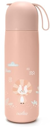 Nuvita 4435 | Thermos Alimenti Caldi e Freddi | Contenitore Termico per Alimenti Caldi | Contenitore Pappa Neonati | Termos Cibo | Botiglia Thermos | Termos Cibi Caldi | English Rose