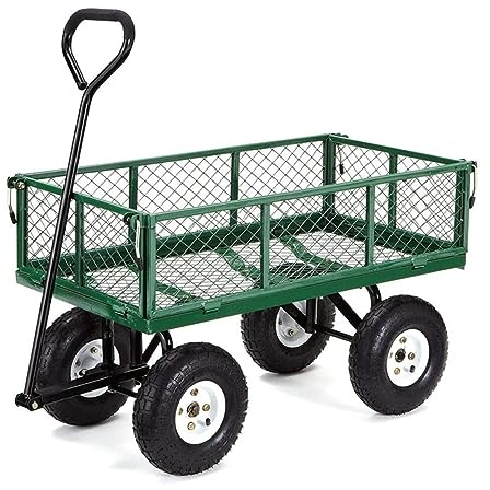 Bollerwagen Faltbar Handwagen Campingwagen Metall-Wagenwagen, Gartenwagen, Zusammenklappbar, Für Den Innenhof, Für Camping, Rasen, Im Freien, Robuster Strandwagen Mit Großem Rad Strandwagen Transportw