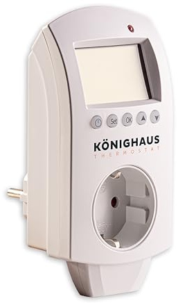 Könighaus termostat – 7-dagarsprogrammering – känner av öppna fönster