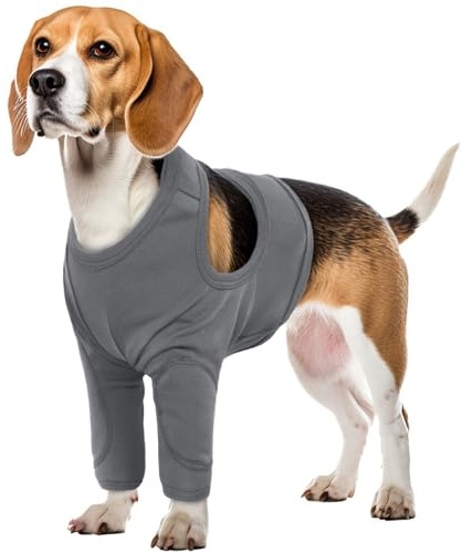 Schutz für Hunde, Knieschoner und Ellbogenbandage nach chirurgischem Gebrauch und für Beinverletzungen (Grau, XL)