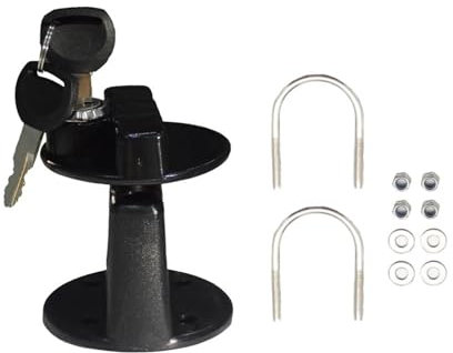 QIUYMGFG Ölwechselkanister 3L/5L Kraftstofftank Halterung Schloss Benzin Öltank Halterung Jerry Can Halter für Auto Mororcycle Gas Tank Benzinkanister(Bracket Set)