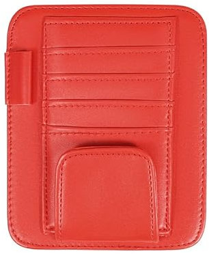THJKCVSD Auto Brillenhalter,Für BMW i4 (G26) 2021-2023 2024,Kratzfester,Vielseitig Einsetzbar,Sonnenblende Organizer, Auto Zubehör Innenraum,A