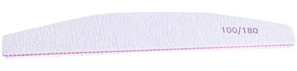 Lime à ongles double en papier abrasif (grain 100/180), outils de sculpture des ongles, outils de toilettage pour animaux domestiques et salon Zvw179 (violet, 17,8 x 2,8 cm)
