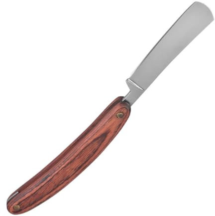 LOLIPPYY Rasoir de Barbier Manuel Pliable Style Vintage Rouge Pratique pour Hommes Usage Domestique Voyage
