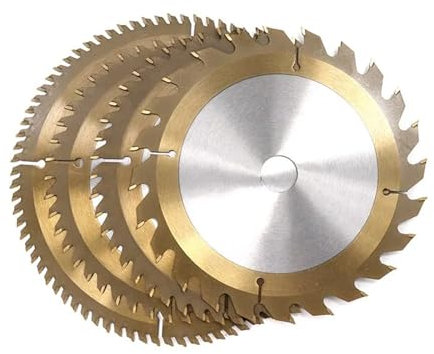 1pc TCT 160mm 165mm 185mm Wood Saw Blade TiCN Coated Circular Saw Blade 24/40/48/80T Cutting Disc Carbide Saw Cutting Disc(185x30x2.4x80T)