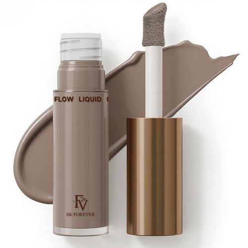 FV Liquid Contour & Bronzer Stick Langanhaltend Für Helle Haut,01 Cool Ash | Seidige Textur Mit Feuchtigkeitskomplex, Hohe Pigmentierung & Natürlicher, Langanhaltender Finish