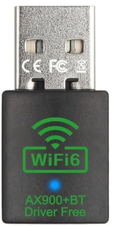 Puthernm 2,4 G/5 GHz Dual Band 900 MBPS USB Adattatore Bluetooth WiFi 2 In 1 Ricevitore di Schede di Rete Wireless Wi-Fi Dongle per Laptop PC
