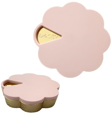 Dosey Twist+Stack Pill Organizer, Weekly & Daily Medicine Organizer Case, Portable Travel Pill Box, Compact Vitamin & Medication Storage Solution, Blush Gold