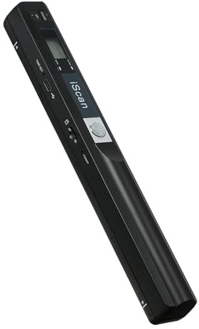 iScan Dokumentenscanner, tragbarer Mini-Handscanner, A4-Buchscanner for JPG- und PDF-Formate, 300/600/900 DPI(6.4mm -1)