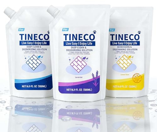 Bodenreiniger Flüssigkeit, 500ml Nachfüllpackung X3, Lavendel/Zitrone/Natürlicher Duft, Kompatibel mit Tineco Nass- und Trockenstaubsauger Roboter