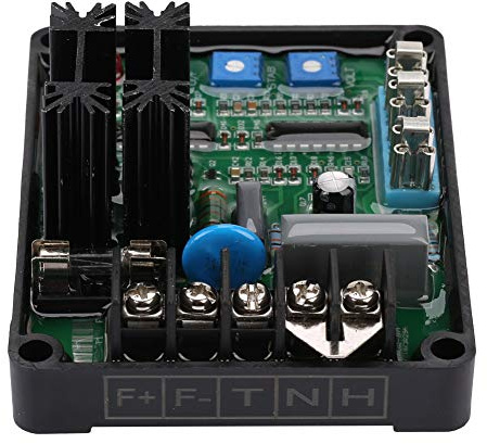 FTVOGUE Regolatore di Tensione del Generatore AVR Universale, Ingresso 110220440 V CA, capacità Elevata 8 A, Ideale per Applicazioni con Gruppi Elettrogeni