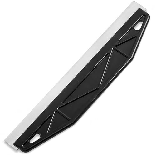 Paint Trim Guard 12 Inch Stainless Steel Straight Edge Tool Multi Purpose Paint Shield Wallpaper Scraper Cutting in Tool for Precise Edging Trimming Smoothing Decorating Tasks