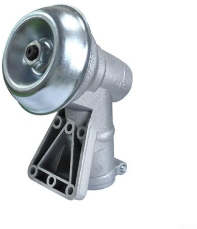 Durashmall Cabezal de cepillo de repuesto para Oleo para Mac EM780 de aluminio de 28 x 10 y 32 x 10 dientes, accesorio para corte forestal, herramienta de jardín plateada ligera (A)