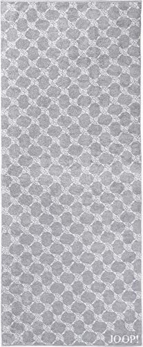 JOOP! Saunatuch Cornflower Silber/weiß 1611 Fb. 76 - silber - 80 x 200 cm