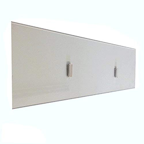 Kaminbau Mierzwa (df-shopping), verre de protection stable ignifugé pour cheminée, verre de sécurité avec lot de 2 aimants pour cheminée murale et au sol