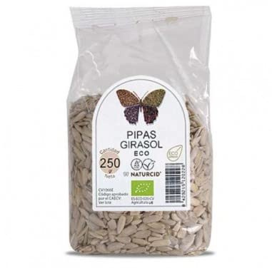 Pipas De Girasol Ecológico Naturcid 250 G.