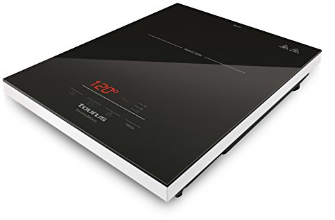 Taurus PI410 Placa de inducción portátil, 2000 W, Cristal
