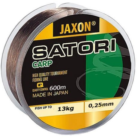 Jaxon Angelschnur Satori CARP 600m Spule Monofile Karpfen Schnur (0,25mm / 13kg)