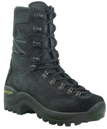 Kenetrek Wildland Fire Non-insulated Leather Firefighting Boot, Black, Size 13 Wide