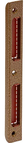 ABUS WSB170 Gâche d'angle avec couvercle en plastique - Pour porte de chambre et porte d'appartement - 170 mm x 20 mm x 8 mm - Pour portes gauche et droite - Doré