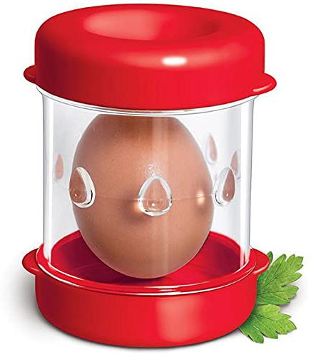 1 pelador de huevos para quitar huevos duros, pelador y galleta, pelador de cáscara de huevo hervido, pelador de cáscara de huevo, herramienta de cocina para pelar y pelar, herramienta de abridor