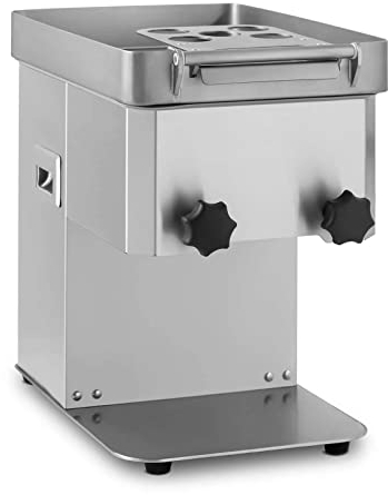 Royal Catering Fleischschneider 550 W Schnittstärke 3 mm 250 kg/h Edelstahl Streifenschneider Scheibenschneider