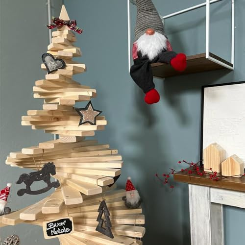Weihnachtsbaum aus Naturholz, 1,80 m