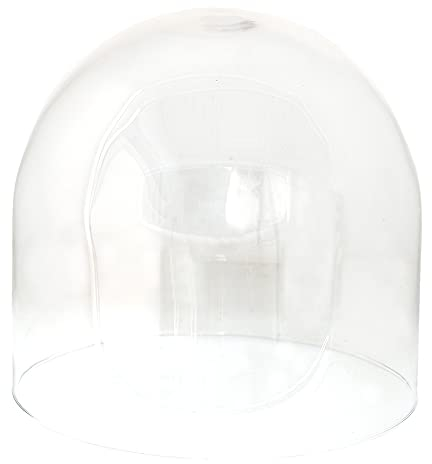 Clayre & Eef 6GL3548 Glasglocke Transparent Ø 23x22 cm