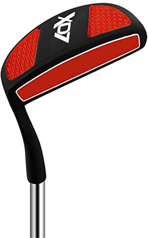 Golfschläger Golf Putter Rechtshänder Golfschläger für Männer Frauen für Anfänger und Fortgeschrittene (Farbe: Rot, Größe: 87,6 cm)