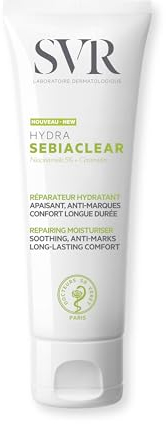 SVR Sebiaclear Hydra 40 ml – Crema Hidratante Reparadora para Pieles con Acné, Deshidratadas o Irritadas – Reduce Imperfecciones y Enrojecimiento – No Comedogénica