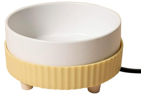 Ciotola dell'acqua per cani, ciotola riscaldata per cani, ciotola per acqua riscaldata da 350 ml, ciotola riscaldata per animali domestici fornisce acqua potabile in inverno, ciotola termica per cane,