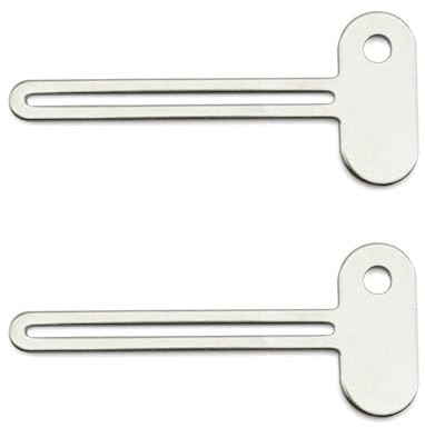 Lot de 2 presse-tubes presseurs pour dentifrice, tube fin enroulable pour clé, crème pour les mains, nettoyant pour le visage, mayonnaise, dentifrice manuel