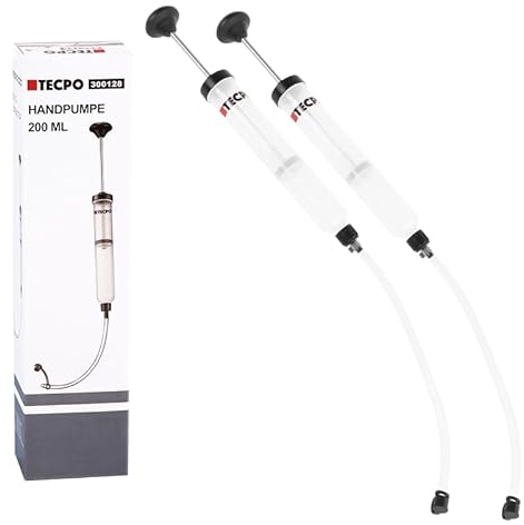 TECPO 2x Motoröl Wechsel Absaugpumpe Umfüll Pumpe Handpumpe Getriebeöl Absaugen