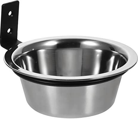 VILLFUL Elevated Wall Mounted Dog Bowl 6-inch Crate Water Bowl Pet Food Holder for Comfortable Feeding