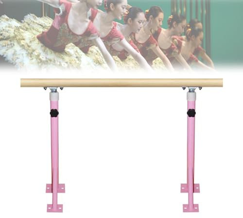Bodenstehende Ballettstange, 80–120 Cm Höhenverstellbar, Professionelle Tanzübungsstange Mit Sicherheitsknopf, Edelstahlhalterung, Fitnessstange Für Tanzstudio, Klassenzimmer, Zuhause, Yoga-Studio