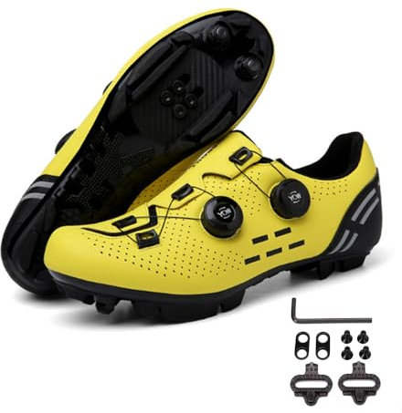Mateju Moutntain Fahrradschuhe Herren Damen MTB Schuhe SPD Mountainbike Schuhe Unisex Atmungsaktive MTB Schuhe Radschuhe