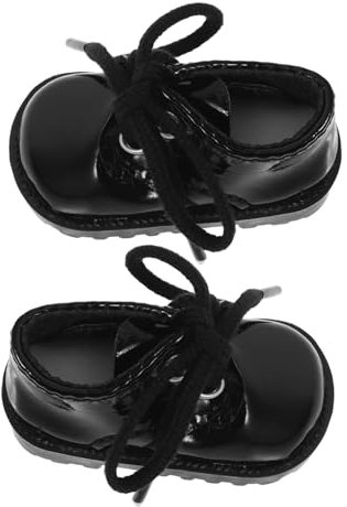 PHENOFICE 1 Paar Miniaturschuhe Modell Puppenspielzeug Schuhe Zubehör Simulierte Minischuhe Puppenschuhe Spielzeug Babypuppenschuhe Puppenkostümzubehör