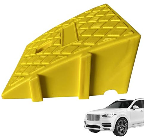 Rampe Bordure De Trottoir,Trottoir B Ordure Voiture Portables R ampe en Plastique Robuste Seuil Caoutchouc Ramp e,Bo rdure TrottoirPour Voit ure, Camion, Scooter, Vélo,Moto