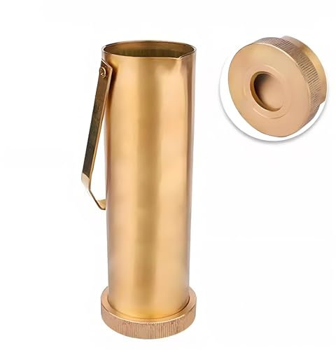 Échantillonneur d'eau Système d'échantillonnage Louche Pendule Bécher Échantillonneur Échantillonneur d'huile Seau en cuivre avec Ensemble de Cordes