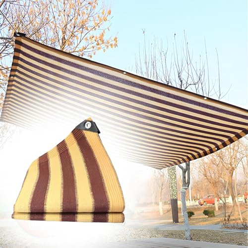 Malla de protección UV para exteriores, 90 % de bloqueo, ojales reforzados, ideal para invernaderos, pérgolas, cocheras, jardín, red de parasol para una reducción eficaz de la luz solar